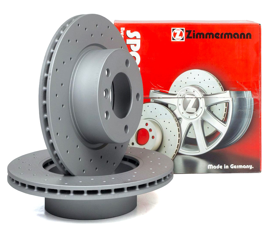 Audi SQ7 4M Rear Drilled Brake Discs