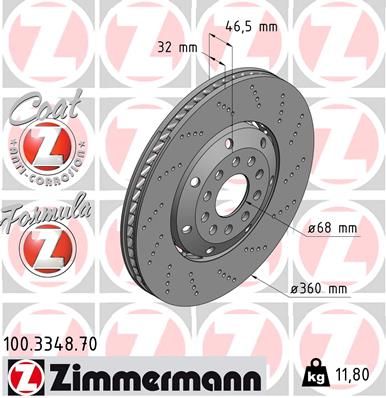 RS4 B5 Front Right Brake Disc