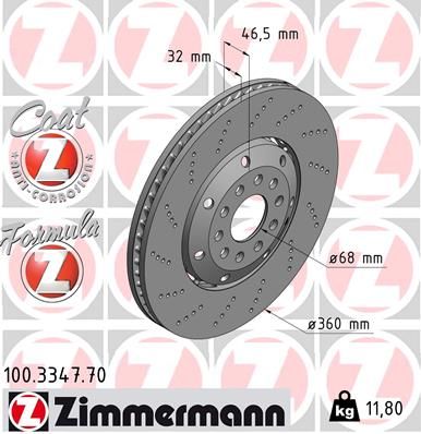 RS4 B5 Front Left Brake Disc