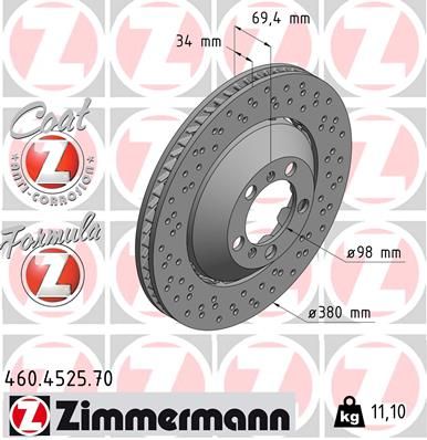 991 GT3 Front Right Brake Disc